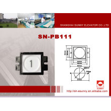 Advanced design high quality square elevator service tool/elevator push button/SN-PB111